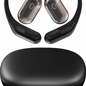 Wireless Earbuds with Charging Case - Black